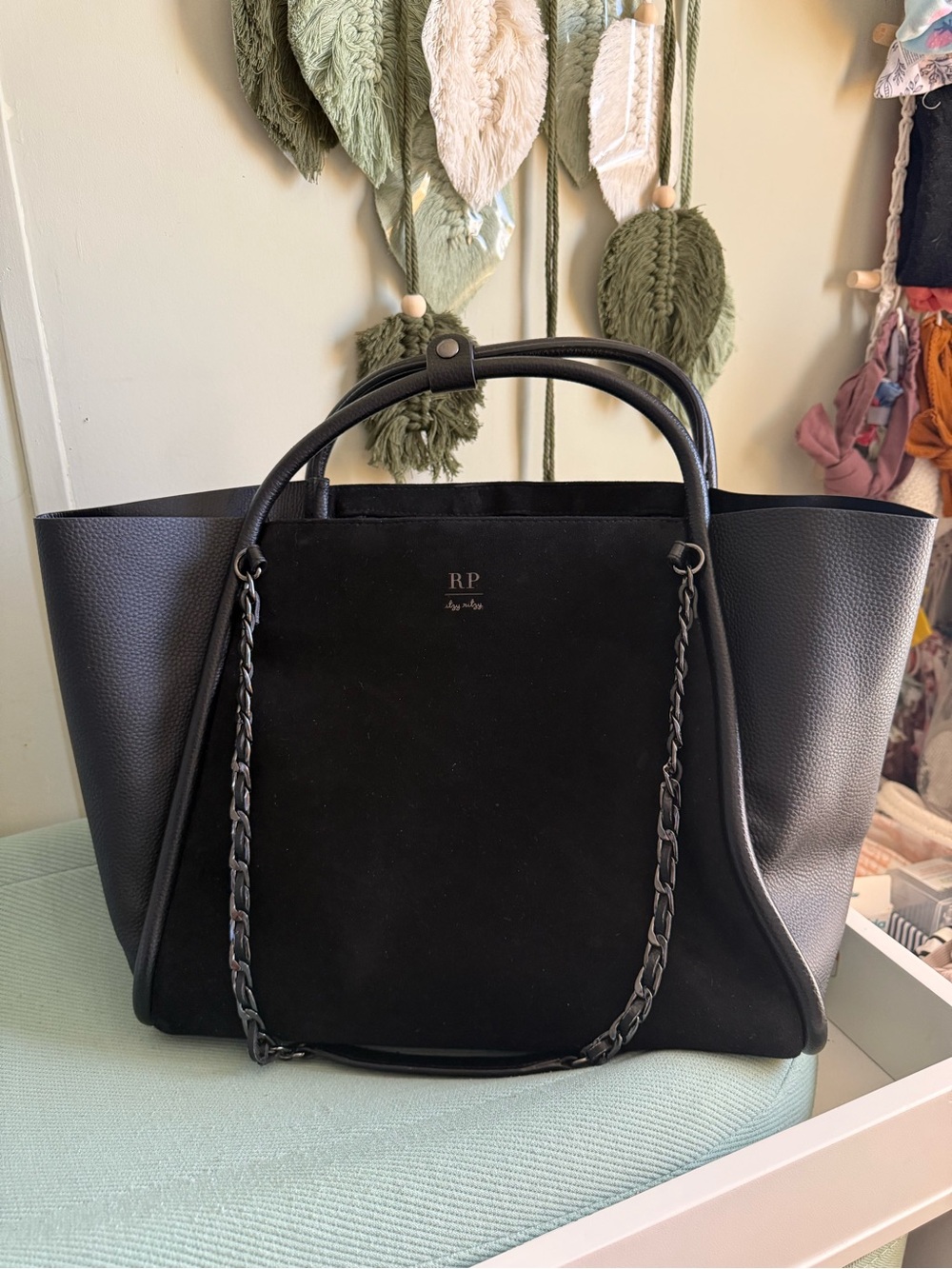 Itzy Ritzy x Rachel Parcell limited edition Boss Tote Diaper Bag